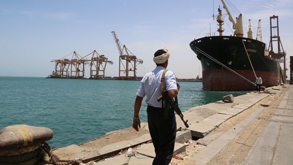 Hodeidah port (Twitter)