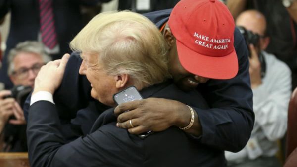 Kanye's visit with Trump at the White House (Twitter)