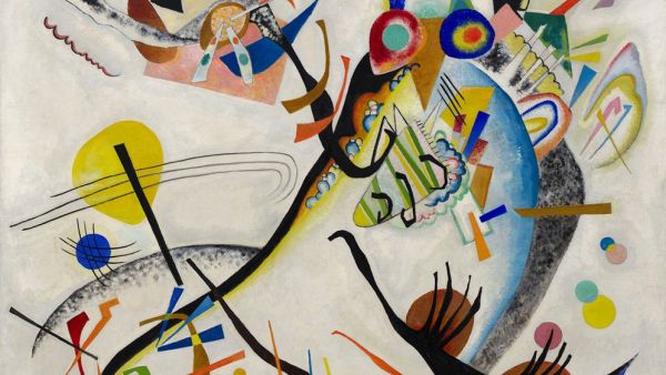 Wassily Kandinsky, Blue Segment (Twitter)