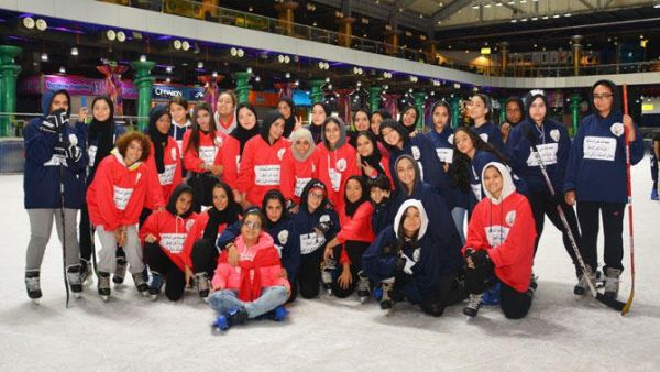 First Saudi female hockey team (Twitter)