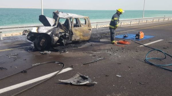 Six children among eight killed in head-on accident near Dead Sea (Twitter)