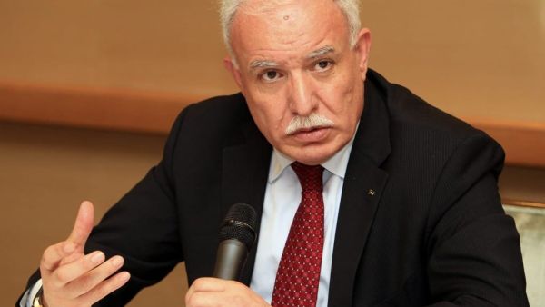 Palestinian Foreign Minister Riyad al-Malki  (Twitter)