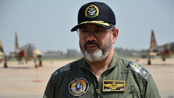 Commander of the Iranian air force, General Aziz Nasirzadeh (Twitter)