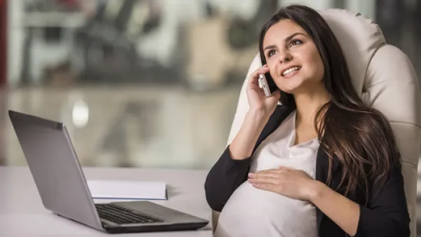 During your employee’s time on maternity leave, do keep in touch, within a reasonable extent. (Shutterstock)