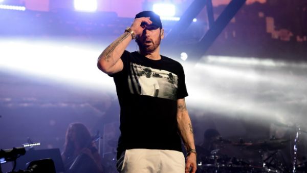Eminem celebrated on social media 10 years of sobriety. (Source: KEVIN WINTER / GETTY IMAGES NORTH AMERICA / AFP)