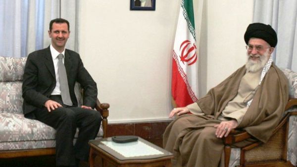 الرئيس السوري بشار الاسد والزعيم الايراني علي خامنئي