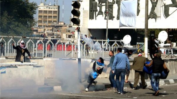 تظاهرة دامية في بغداد