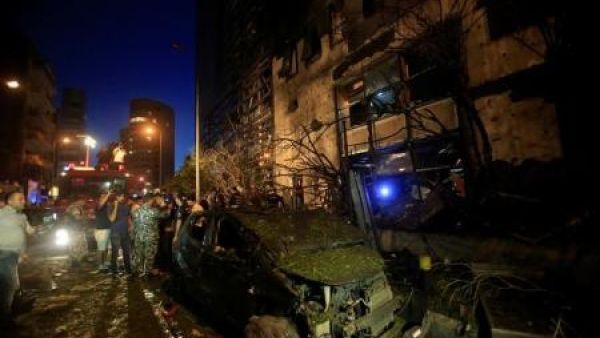 موقع انفجار بيروت يوم الأحد
