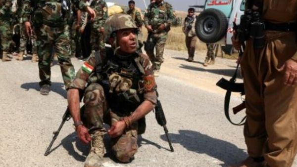 مقاتلون من البشمركة
