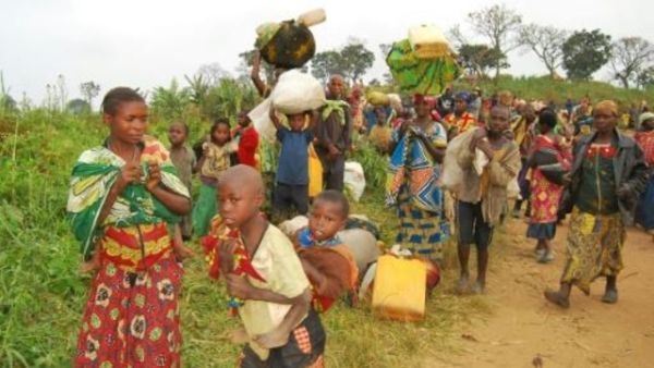 سكان قرى نزحوا من قراهم هربا من العنف الاتني في ولاية شمال كيفو في الكونغو الديموقراطية


