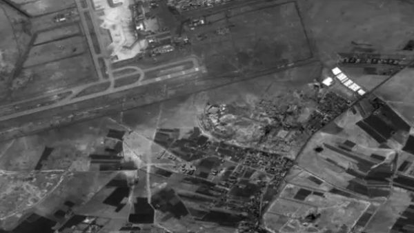 صورة جوية لمطار دمشق