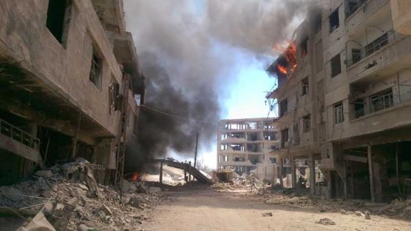 دوي انفجارات في الأحياء لدمشق