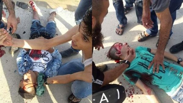 استشهاد طفلين بغارة على غزة
