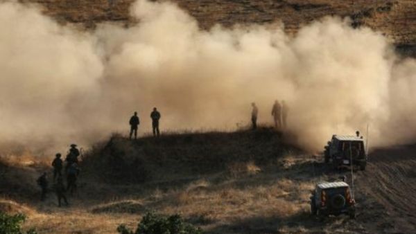 جنود اسرائيليون في هضبة الجولان السورية
