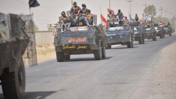 قوات عراقية قرب كركوك بشمال البلاد

