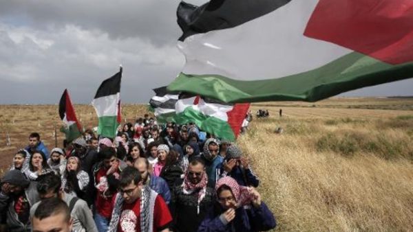 مسيرة للعرب في اسرائيل تطالب بحق العودة
