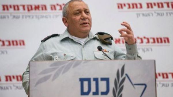 رئيس هيئة الأركان العامة للجيش الإسرائيلي اللفتنانت جنرال جادي إيزنكوت

