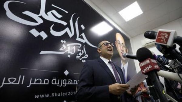 المحامي المصري خالد المرشح المحتمل لانتخابات الرئاسة المصرية
