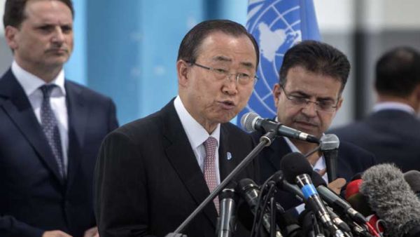الامين العام للأمم المتحدة بان كي مون