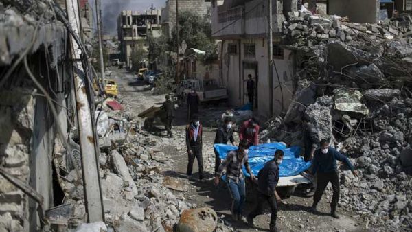 عشرات القتلى اثر تفجير داعش لمنازل في وسط الموصل