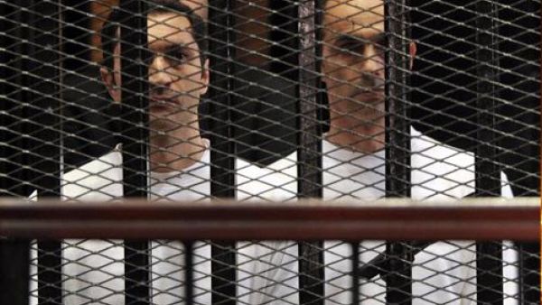 إخلاء سبيل نجلي مبارك في قضية البورصة

