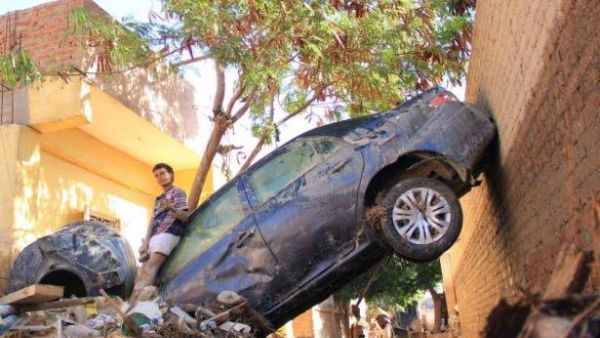 ضحايا السيول في مصر 17 قتيلا و60 مصابا
