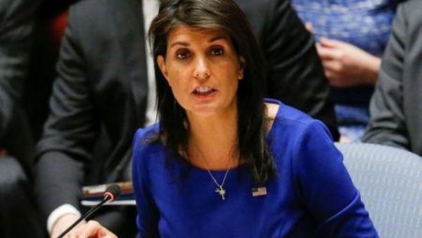 السفيرة الأميركية لدى الأمم المتحدة نيكي هيلي