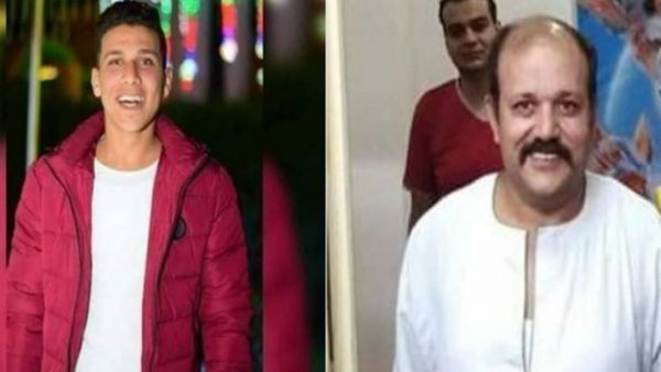 الأب القتيل عمادالمقدس49 سنه، وابنه ديفيد21سنه
