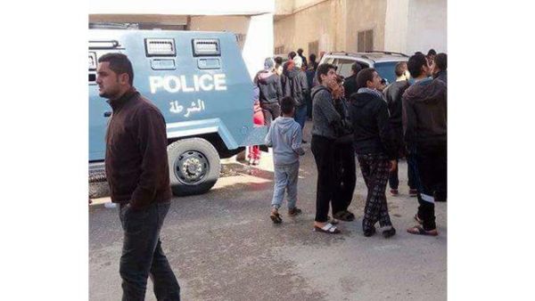 من موقع الجريمة (الصورة من صحية الغد)