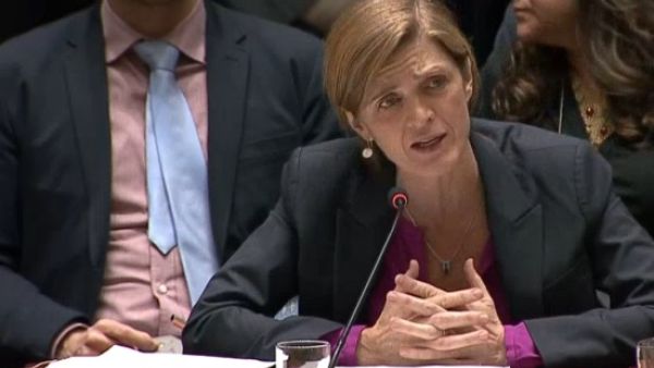 السفيرة الأمريكية لدى الأمم المتحدة سمانثا باور