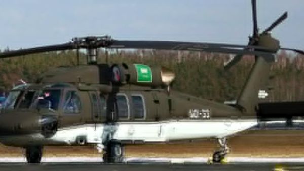 سقوط مروحية سعودية من طراز بلاك هوك في مأرب اليمنية