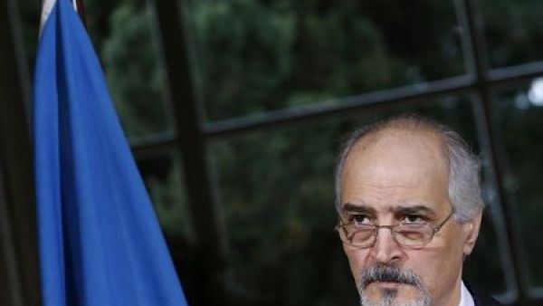 السفير السوري لدى الامم المتحدة بشار الجعفري