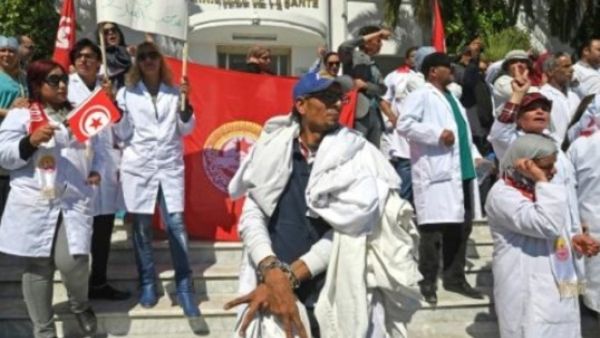 اطباء تونس في "يوم غضب"