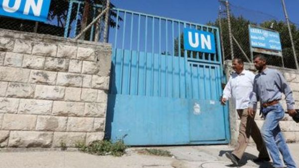 مدرسة تديرها وكالة الأمم المتحدة لإغاثة وتشغيل اللاجئين الفلسطينيين (أونروا) في نابلس في الضفة الغربية المحتلة
