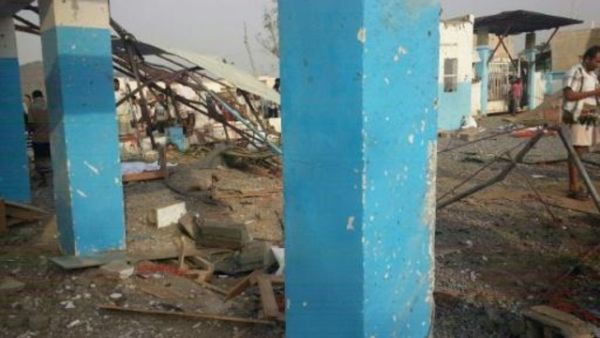 صورة نشرتها "اطباء بلا حدود" تظهر احد مستشفيات المنظمة اثر تعرضها لغارة جوية في 15 اب/اغسطس 2016
