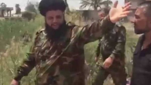 لقطة ماخوذة من احد الفيديوهات لعلي باقر النجفي