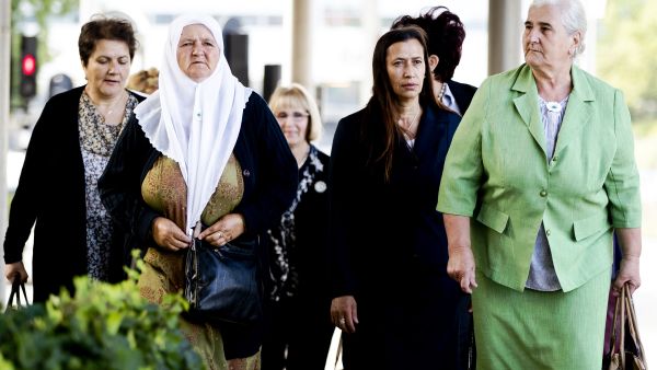 The district court in The Hague ruled three years ago that Dutch peacekeepers should have protected 300 Muslim men hiding on the UN base from the Serbs. (AFP) 