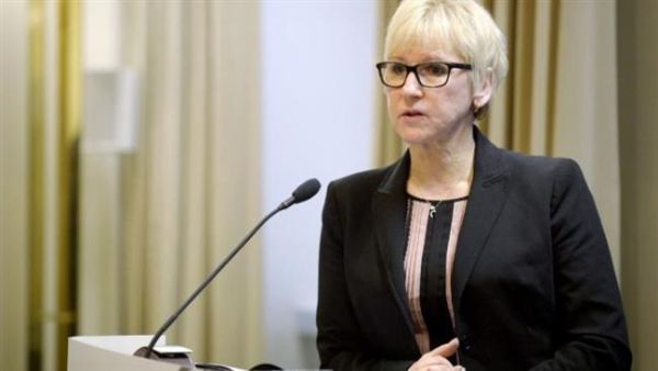 Swedish Foreign Minister Margot Wallstrom. (AFP/ File Photo)
