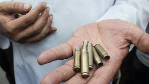 Shell casings and bullets from recent Sinai shooting. [resourcemagonline]