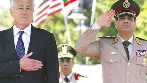 Hagel urges Egypt to show its efforts in peacekeeping during the constitutional transition. [theiranproject]
