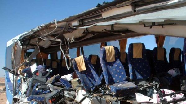 13 شخصا لقوا مصرعهم بحادث تصادم جنوبي القاهرة