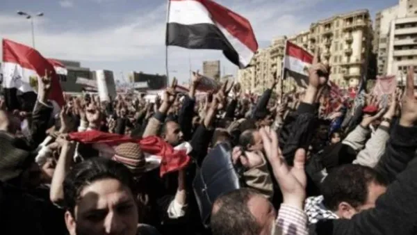 متظاهرون مصريون