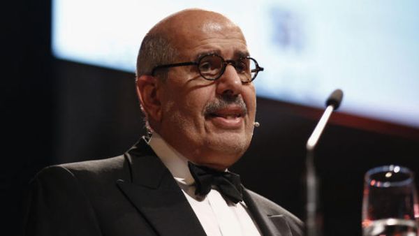 Mohamed ElBaradei, ex- interim Vice president of Egypt, pictured at the Cinema for Peace Gala ceremony. (Image credit: Getty) Mohamed ElBaradei, ex- interim Vice president of Egypt, pictured at the Cinema for Peace Gala ceremony. (Image credit: Getty)