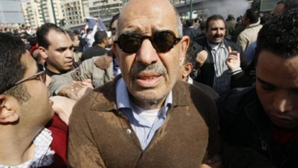 البرادعي خلال جمعة الغضب