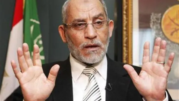 المرشد العام لجماعة الإخوان المسلمين في مصر محمد بديع