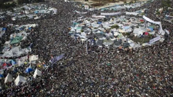 ميدان التحرير صباح الجمعة/أ.ف.ب