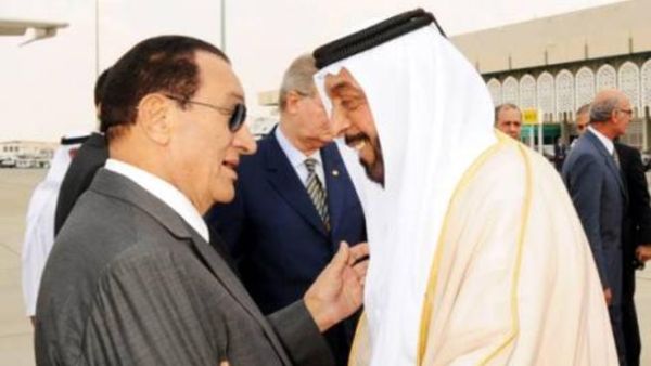 Mubarak past visit in the UAE