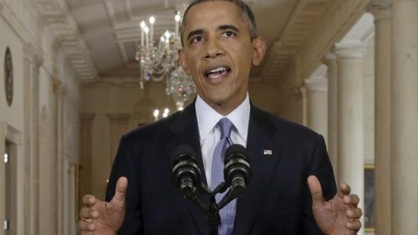 In a televised address, President Obama promised to pursue a diplomatic solution to the crisis in Syria.