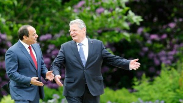  الرئيس الألماني يواخيم جاوك ونظيره المصري عبد الفتاح السيسي