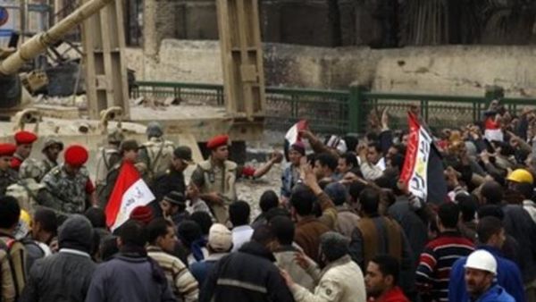 مشهد من ميدان التحرير السبت